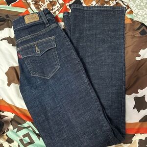 Levi's perfectly slimming bootcut 512 jeans 2 medium